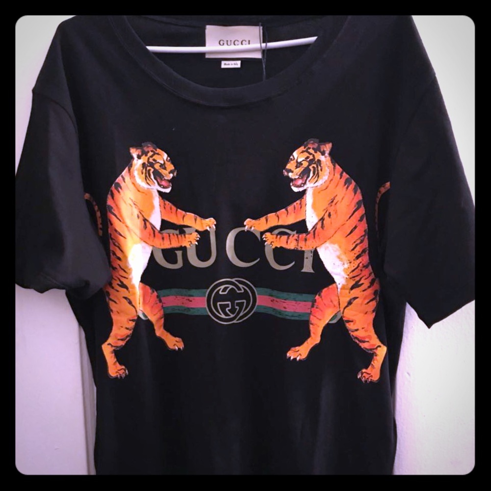 Gucci t-shirt with Tiger black size S